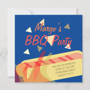 Hotdog-Grillfest-Backparty Geburtstagsfeier Einladung