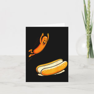 Hotdog Hochsprung Karte