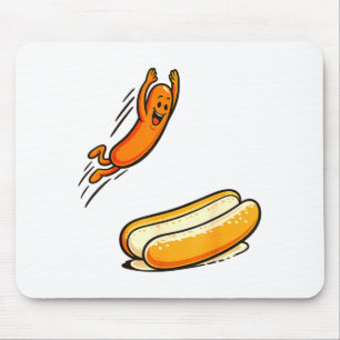 Hotdog Hochsprung  Mousepad