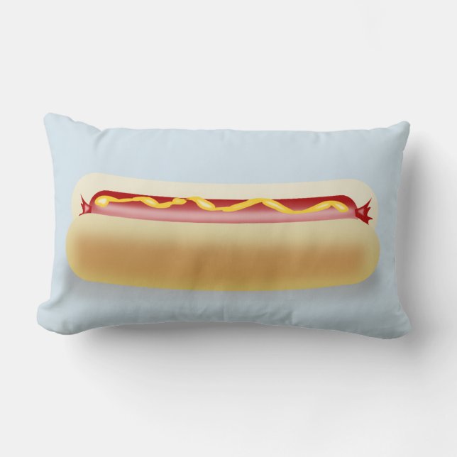 HOTDOG lumbar Funny Pillow Lendenkissen (Vorderseite)
