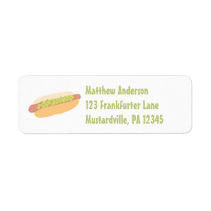 Hotdog mit Geschmack-personalisierter