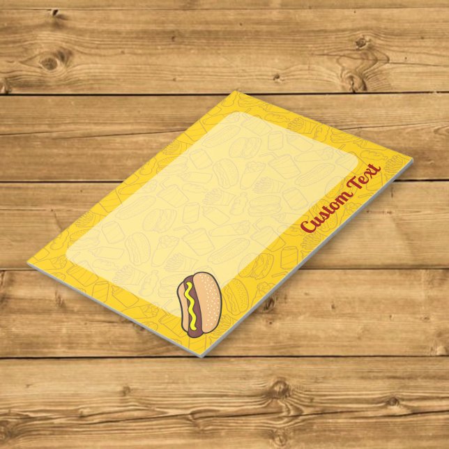 Hotdog Notepad Notizblock (Von Creator hochgeladen)
