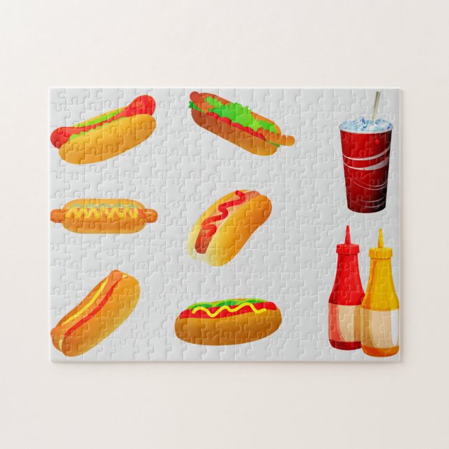 HOTDOG PUZZLE. PUZZLE (Horizontal)
