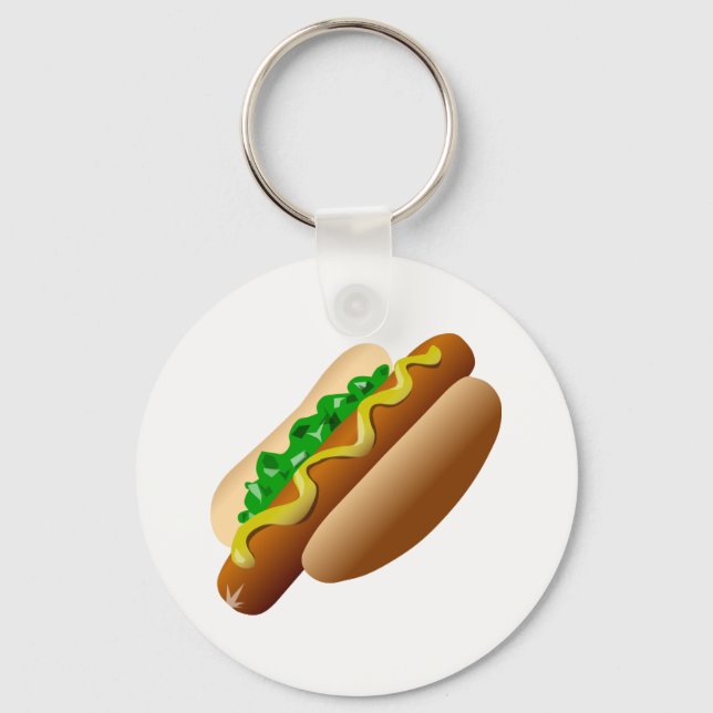 Hotdog Schlüsselanhänger (Vorderseite)