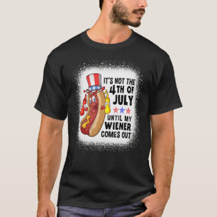 Hotdog Sonnenbrille Amerikanische Flagge USA 4. Ju T-Shirt