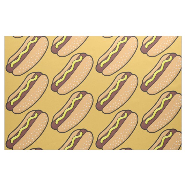 Hotdog Stoff (Fat Quarter (45,7 x 55,9 cm))
