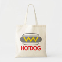 Hotdog-Symbol mit Senf