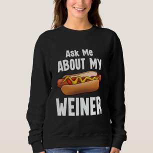 Hotdog Weiner Sausage Dog Sandwich Food Dackel Sweatshirt