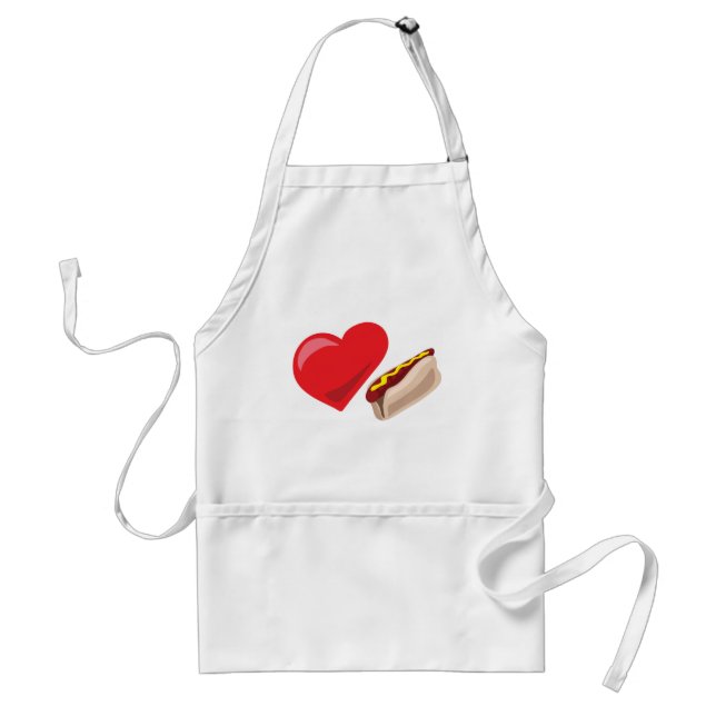 Hotdogs der Liebe!  Kundengerecht: Schürze (Vorne)