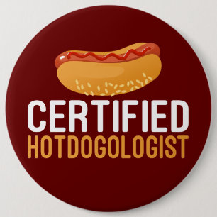 Hotdogs, Hotdogologin Fun Buttone Button
