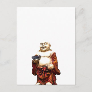 Hotei Laughing Buddha Postkarte