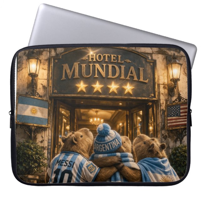  Hotel 4 estrellas Capibarras Laptopschutzhülle (Vorderseite)