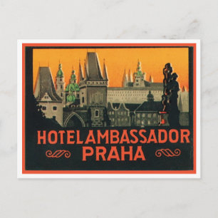 Hotel Ambassador Prag Postkarte