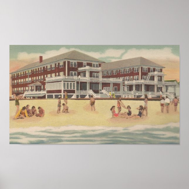 Hotel Atlantic, 1950 Ocean City, MD Poster (Vorne)