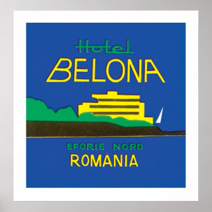 Hotel Belona Rumänien Poster