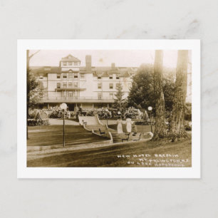 Hotel Breslin, Hopatcong, NJ 1910 Vintage Postkarte