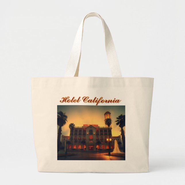 Hotel California Jumbo Stoffbeutel (Vorne)