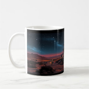 Hotel California Wüstenmirage Nacht Tasse