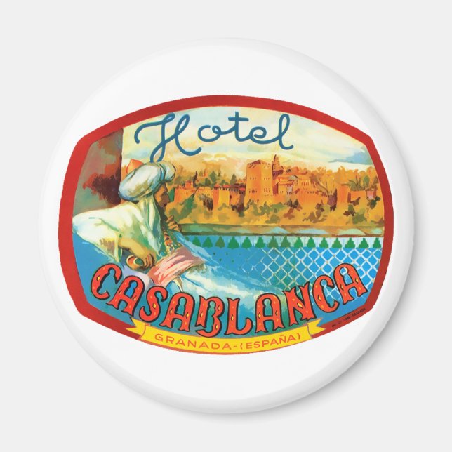 Hotel Casablanca Magnet (Vorne)