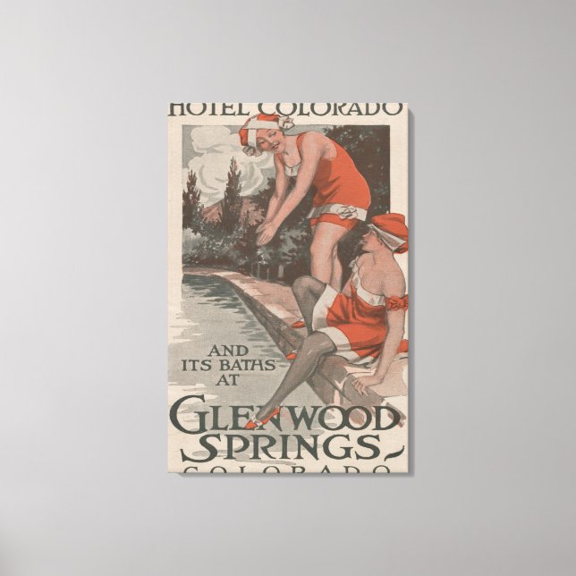Hotel Colorado & Baths Poster Leinwanddruck (Vorderseite)