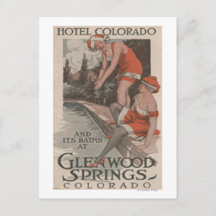 Hotel Colorado & Baths Poster Postkarte