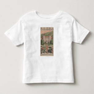 Hotel-Colorado-Reise-Plakat Kleinkind T-shirt