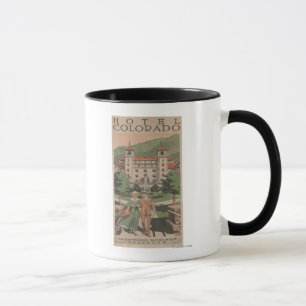 Hotel-Colorado-Reise-Plakat Tasse