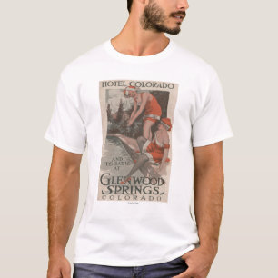 Hotel Colorado u. Bad-Plakat T-Shirt