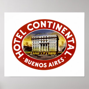 Hotel Continental Buenos Aires Poster