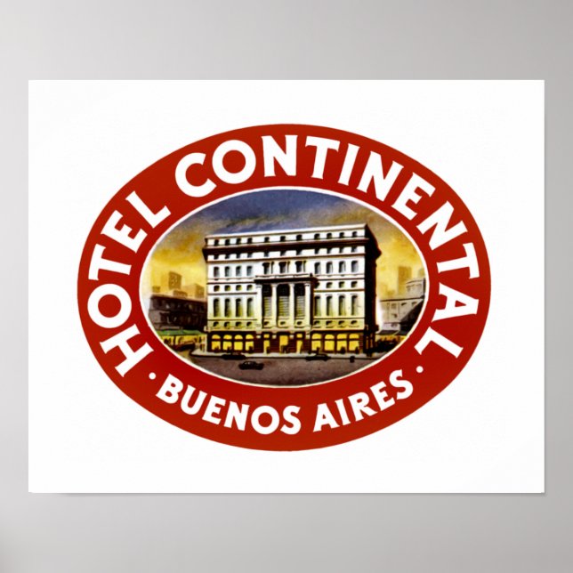 Hotel Continental Buenos Aires Poster (Vorne)