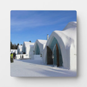 Hotel de Eeis, Quebec, Kanada Fotoplatte