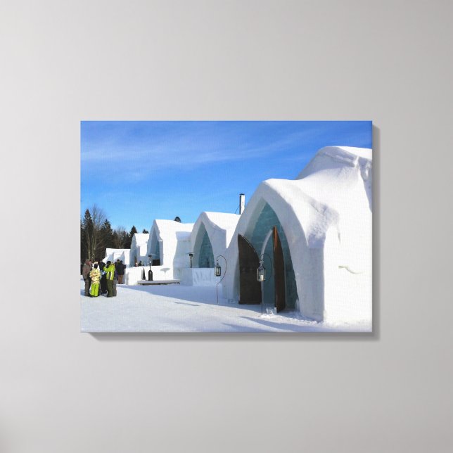 Hotel de Eeis, Quebec, Kanada Leinwanddruck (Vorderseite)