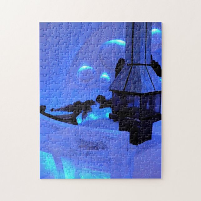 Hotel de Eeis, Quebec, Kanada Puzzle (Vertikal)