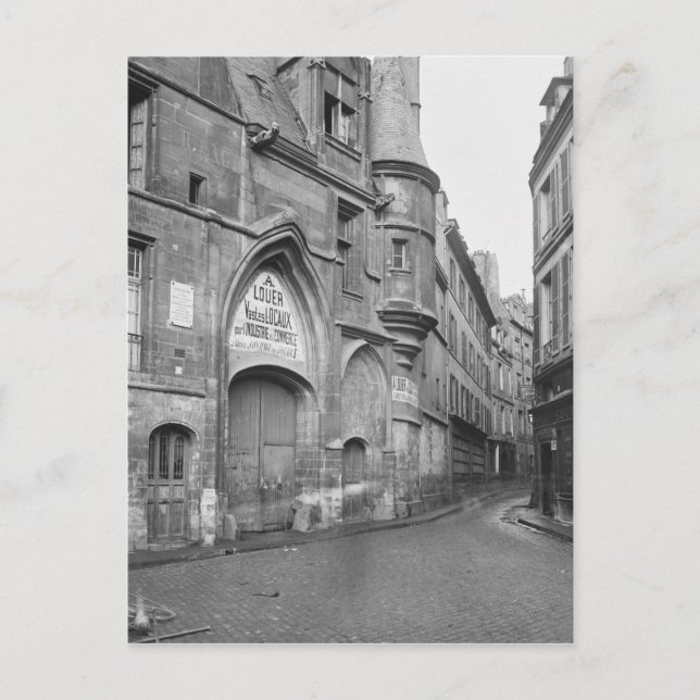 Hotel de Sens, Ende des 19. Jahrhunderts Postkarte (Vorderseite)