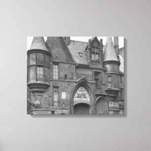 Hotel de Sens, Jahrhundert-früh des späten 19. Leinwanddruck