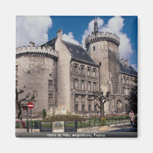 Hotel de Ville, Angouleme, Frankreich Magnet