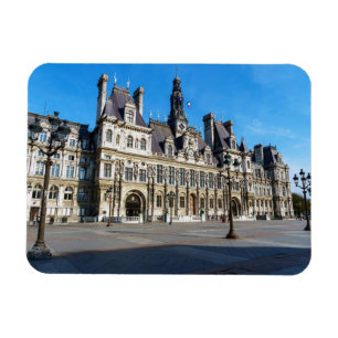Hotel de Ville. Rathaus von Paris - Frankreich Magnet