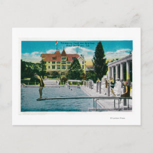 Hotel Del Monte Swimming Tank und Solarium Postkarte