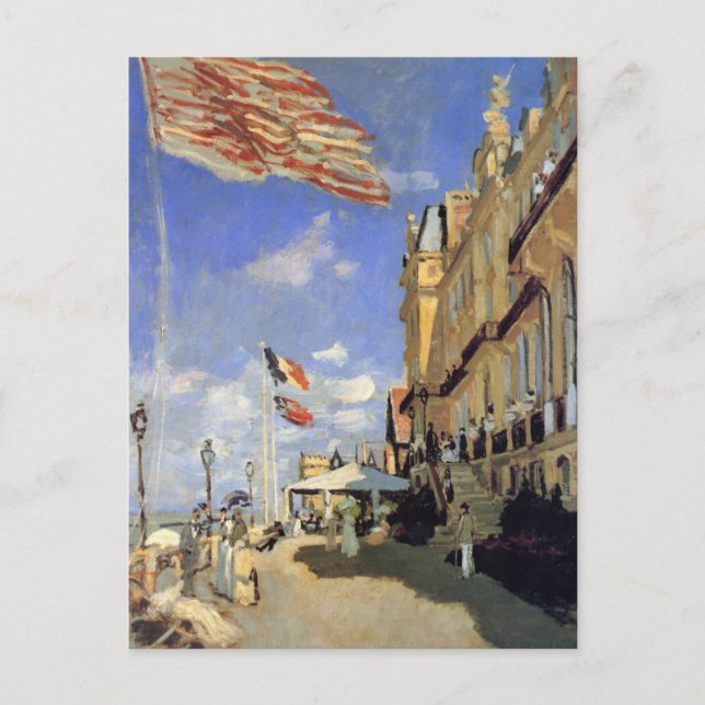 Hotel des Roches Noires, Trouville von Claude Mone Postkarte (Vorderseite)