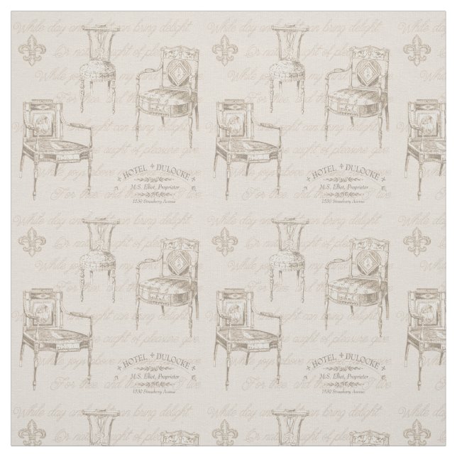 Hotel Dulocke Gewebe Stoff (Muster)