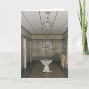 "Hotel Duluth Ladys Restroom" Geburtskarte Karte