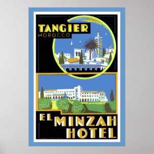 Hotel EL Minzah, Tanger Poster