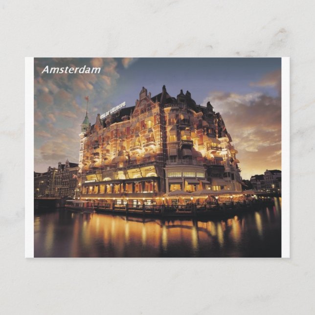 Hotel-Europa-Amsterdam-Niederlande-[kan.k] Postkarte (Vorderseite)