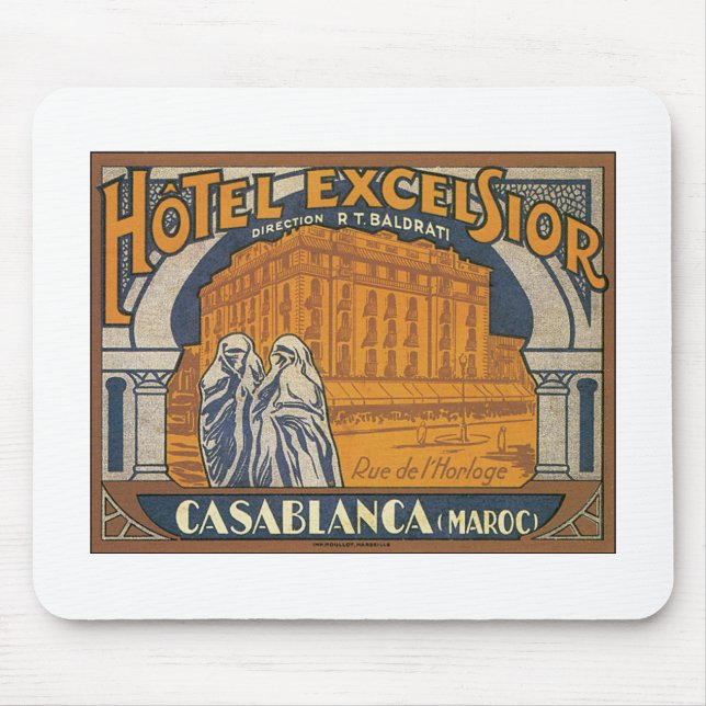 Hotel Excelsior Casablanca Mousepad (Vorne)