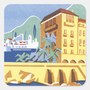 Hotel Excelsior Dubrovnik Quadratischer Aufkleber