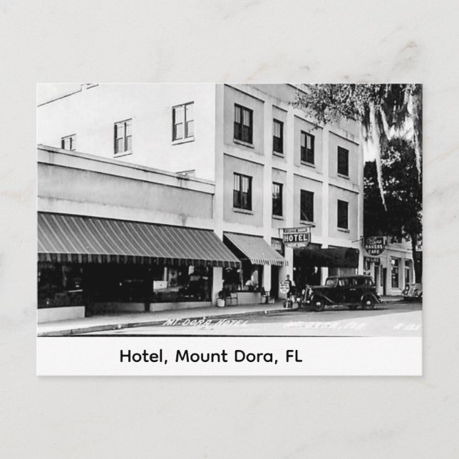Hotel in Mount Dora, FL Postkarte (Vorderseite)