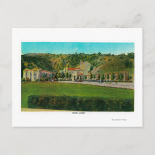 Hotel Lebec and GroundsRidge Route, CA Postkarte