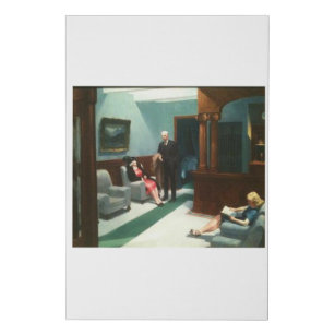 Hotel Lobby - Edward Hopper Künstlicher Leinwanddruck