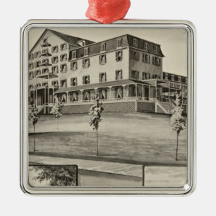 Hotel Lookoff, Zuckerhügel, NH Ornament Aus Metall