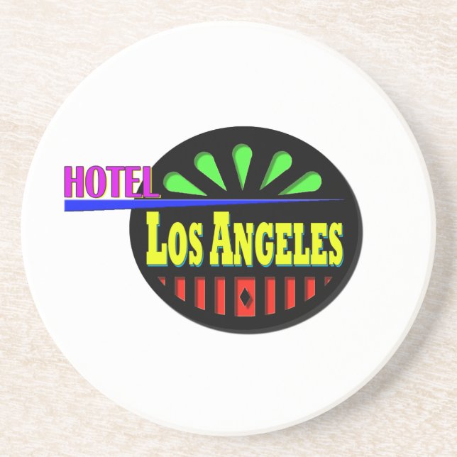 Hotel Los Angeles Untersetzer! Getränkeuntersetzer (Vorne)